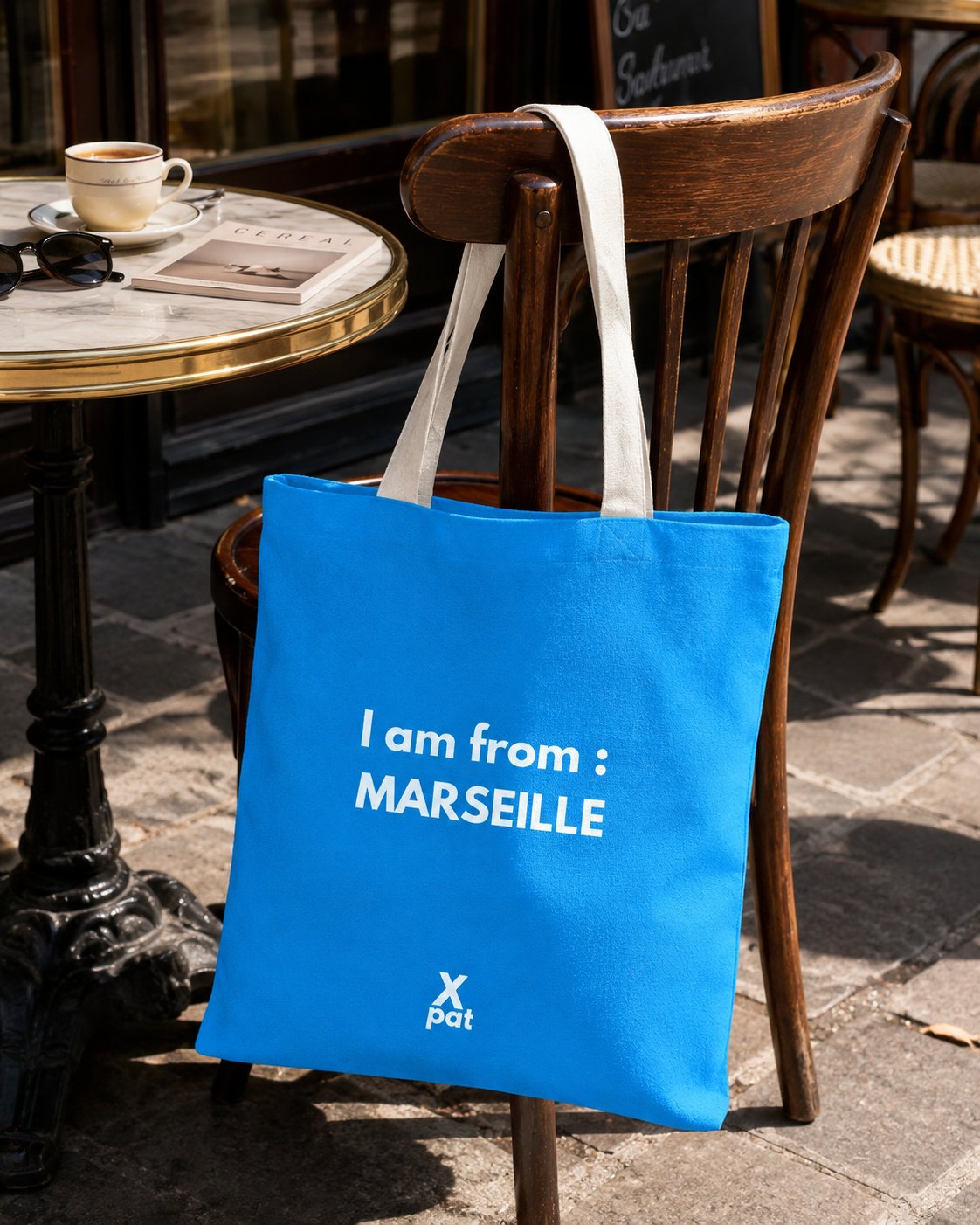 Xpat Bag – Édition MARSEILLE | Affichez votre fierté d'expat avec humour !