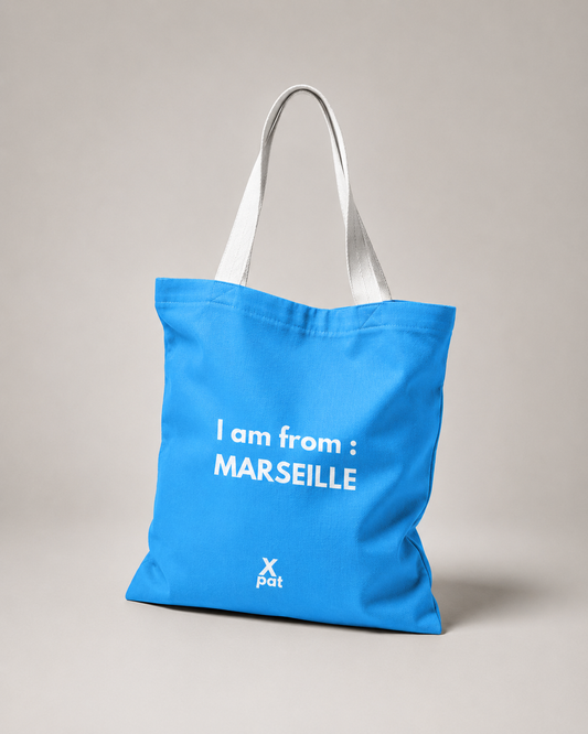 Xpat Bag – Édition MARSEILLE | Affichez votre fierté d'expat avec humour !