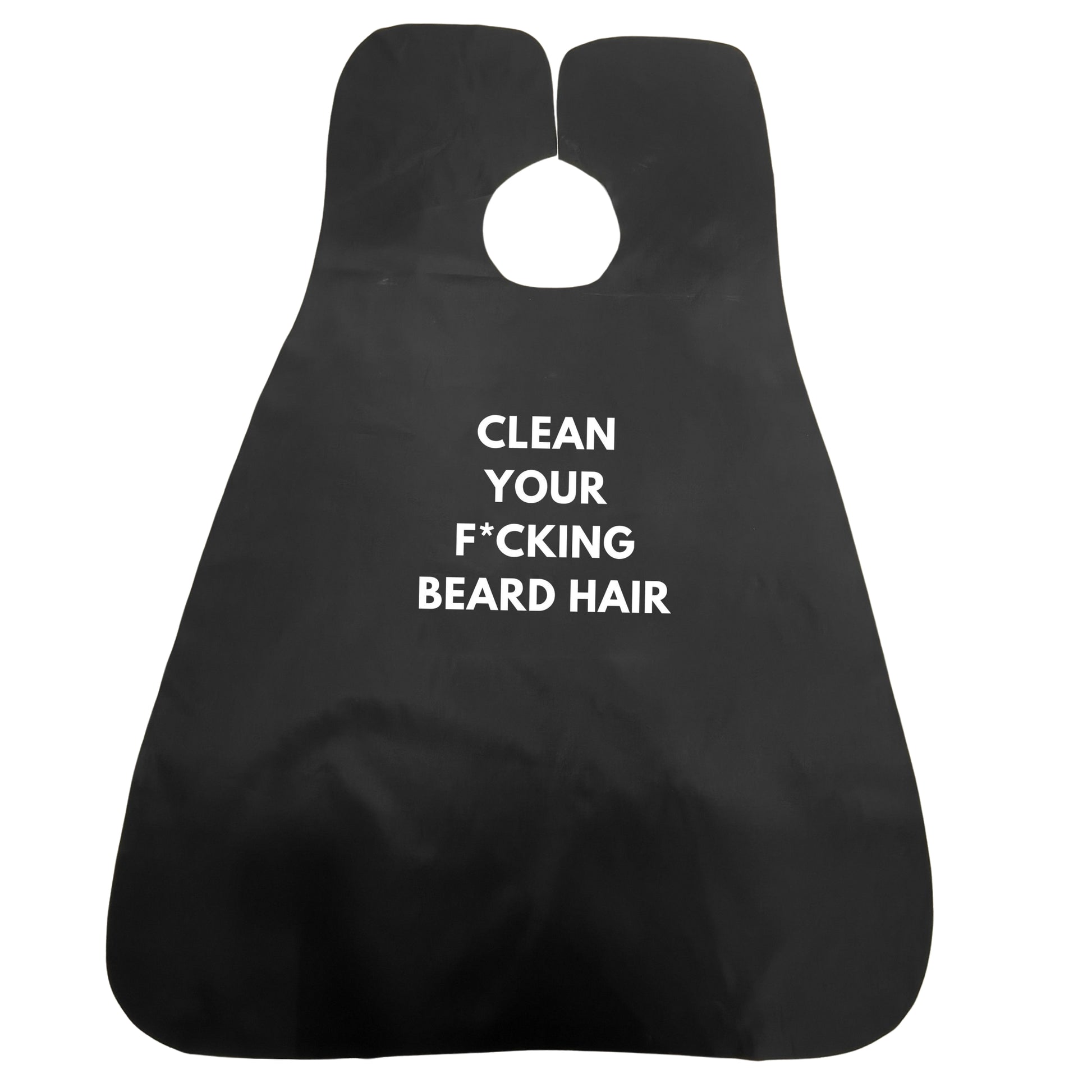 Beard Apron – “Clean Your F*cking Beard” | Funny Grooming Gift for Men