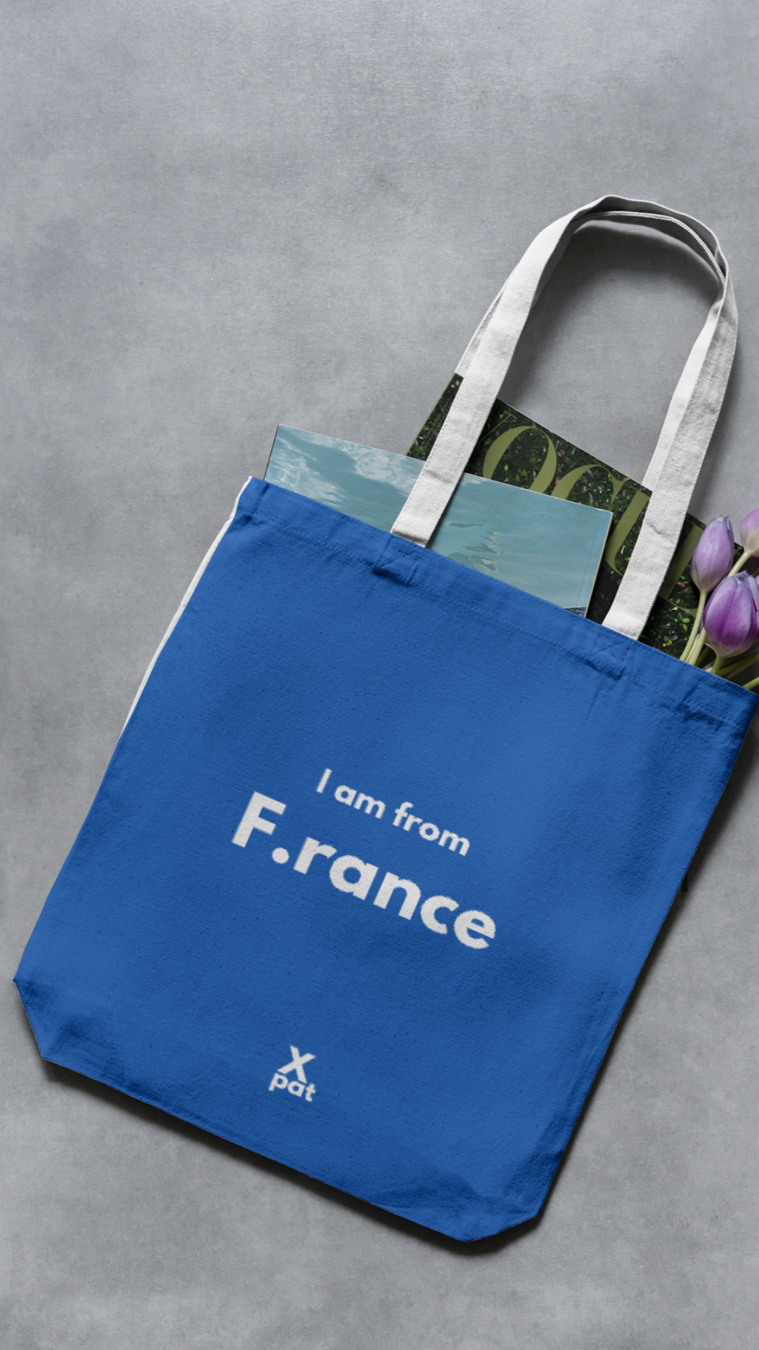 Xpat Bag – France Edition | Funny Tote Bag for Expats & Proud Travelers