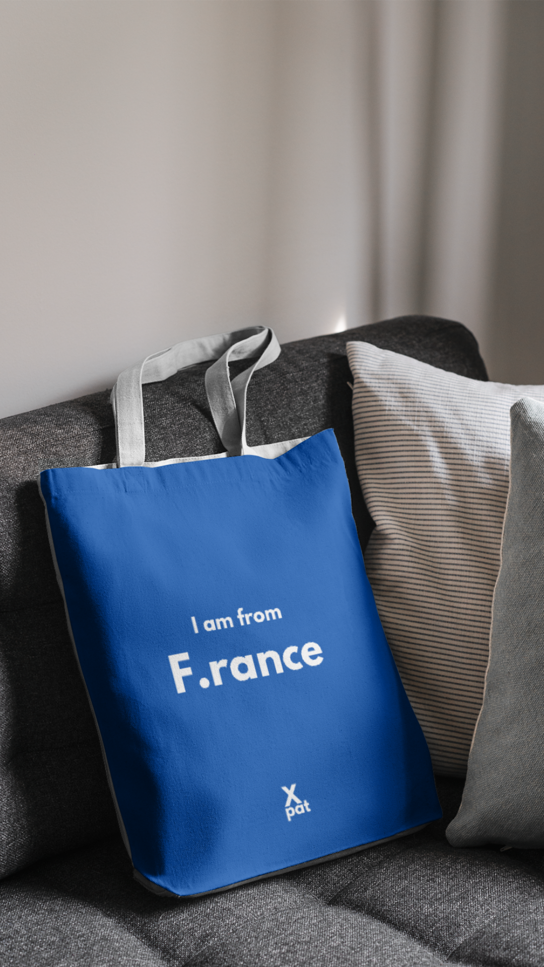 Xpat Bag – France Edition | Funny Tote Bag for Expats & Proud Travelers
