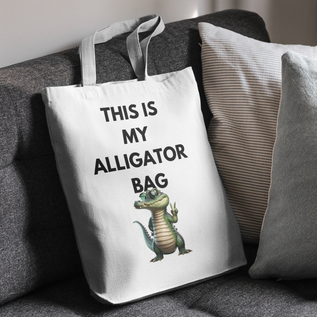 This Is My Aligator Bag – Funny Tote Bag by Unky | Humorous & Original Gift Idea