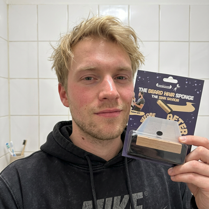 L'éponge magique pour poils de barbe